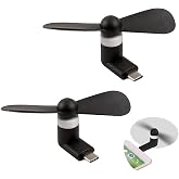 6-Pack Type C Mini Mobile Phone Fan