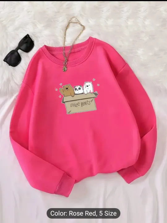 Free Bears Sweatshirt for Girls and Women