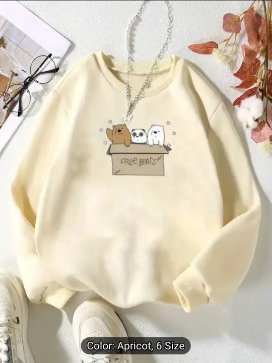 Free Bears Sweatshirt for Girls and Women