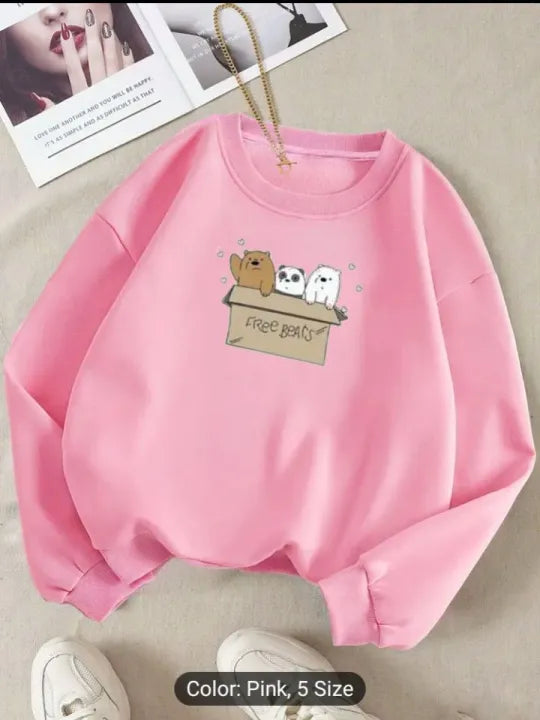Free Bears Sweatshirt for Girls and Women