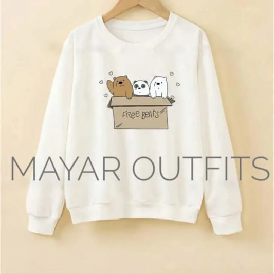 Free Bears Sweatshirt for Girls and Women