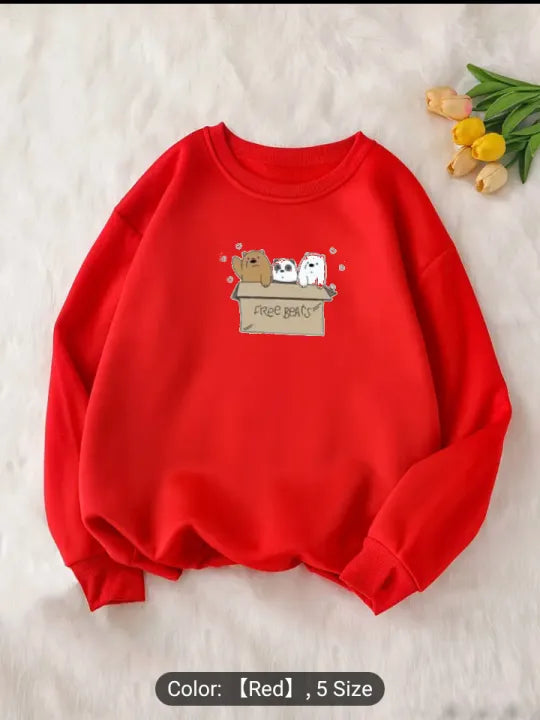 Free Bears Sweatshirt for Girls and Women