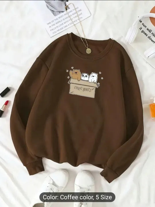 Free Bears Sweatshirt for Girls and Women